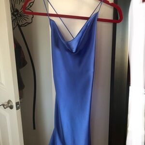 Zara satin slip dress